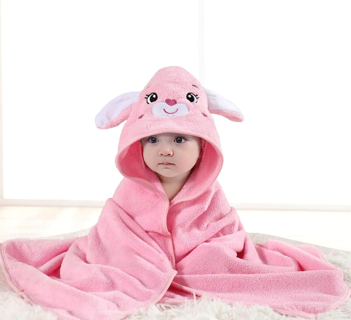 Baby Towels with Hood - Ultra Soft Hooded Baby Bath Towel, Unique Animal Design for Boy & Girl, Blue Dog