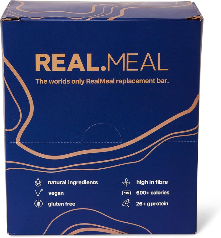 Expedition Pack: Bulk Box of 10 Realmeal Bars - Single Flavour Cacao Peanut Butter