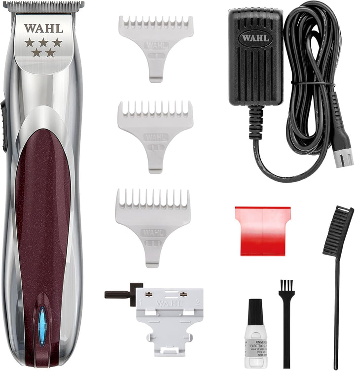 5 Star A•Ligntrimmer, Cord/Cordless Lithium Ion Trimmer, Professional Hair Trimmers, Detailing and Outlining, Lightweight, Ergonomic, Zero-Gap Adjustable, Compact T-Blades, Barbers Supplies