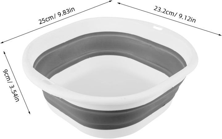 Portable Foldable Wash Basin for Newborns Lightweight Bath Tub with Space-Saving Design and Hanging Hook Multipurpose Portable Tub for Home Kitchen Outdoor Camping Use