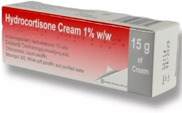 Swelling, Itching Irritated Skin Rash Insect Bites Cream- 1% Strength - 15G Tube