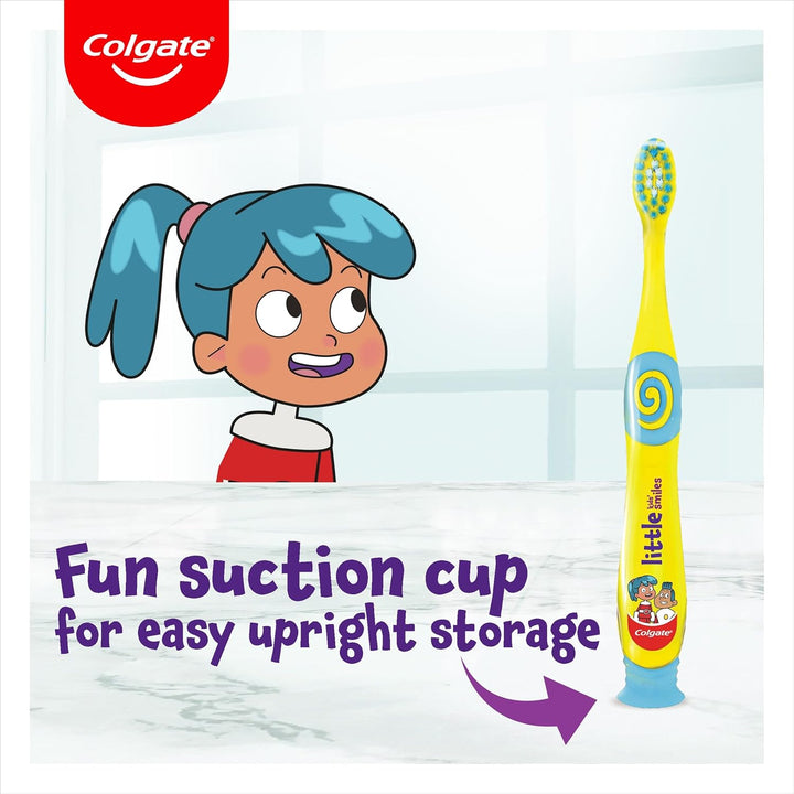 Kids Toothbrushes Multipack 3+ Years – Extra-Soft Bristles for a Gentle Clean – Non-Slip Handles for Little Hands – Colour-Indicator Bristles to Guide Toothpaste Application