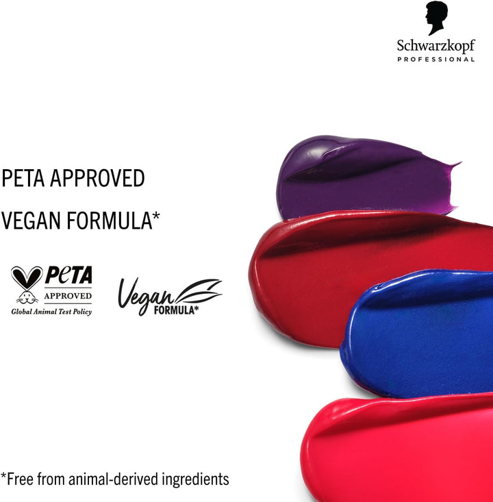 CHROMA ID Bonding Color Mask Semi Permanent Mix and Tone Color System Toning Enhancing Refreshing Intense Care Deep Conditioning Shine Vegan Formula 6-88 Ruby Red 300 Ml