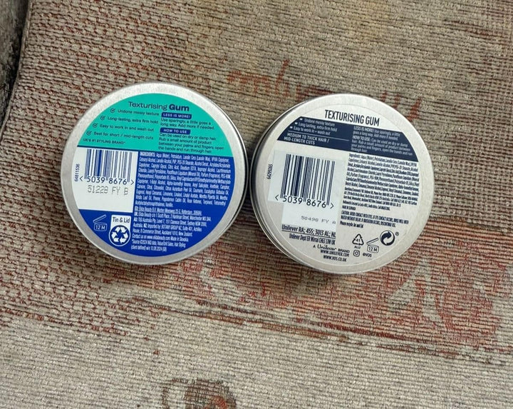 VO5 Texturising Gum with Extra Firm Hold for Natural & Stylish Look for Men Offers an All-Day Hold and Ideal for Extreme Styling, Smoothing, Separating, and Texturizing, 75Ml (Buy 4)