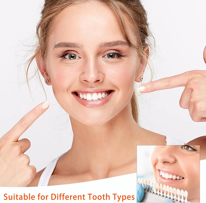 Temporary Tooth Repair Kit Fix Broken Teeth Dental Repair Kit Tooth Filling Replacement False Teeth Adhesive Thermal Fitting Beads with Black Files and Small Scissor for Missing Cracked Chipped Tooth