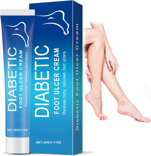 Diabetic Foot Cream 20G, Professional Feet Cream for Diabetic Feet, Foot Moisturise and Soothing Itching, Suitable for Diabetics