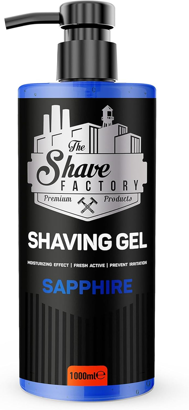 Shaving Gel with 25% More Free - Moisturizing Effect Fresh Active Product for Professional Barbers/Hairdressers and Traditional Shaving Enthusiasts