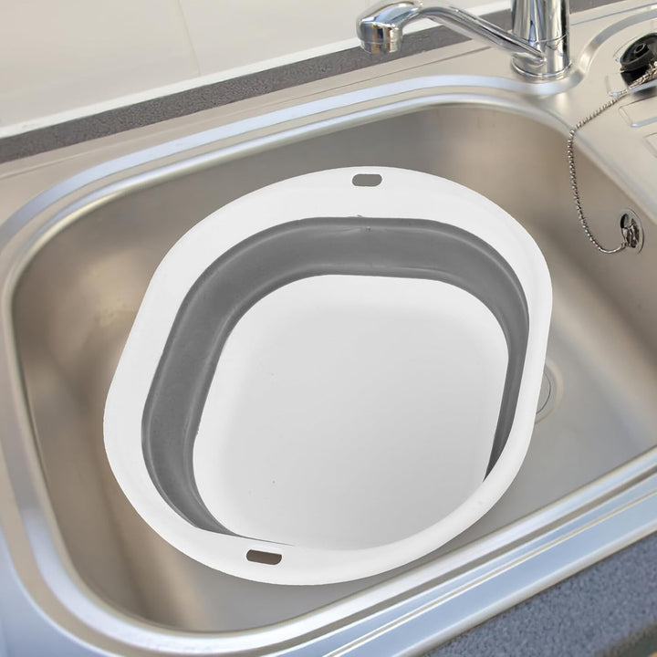 Foldable Washing Basin Portable Multi-Use Newborn Face Washing Tub Lightweight Washbasin for Travel Camping Kitchen Bath