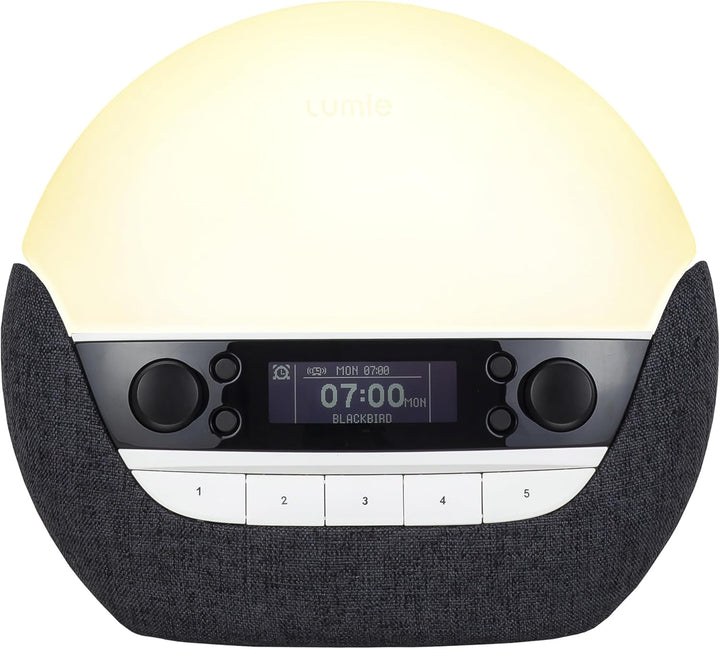 Bodyclock Luxe 750DAB - Wake-Up Light with DAB Radio, Bluetooth Speakers, Low-Blue Light for Sleep