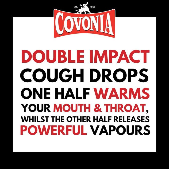 Double Impact Cough Drops Berry Blast , Powerful Menthol Vapours , Suitable for Vegetarians , Alcohol Free Cough Drops , 51G