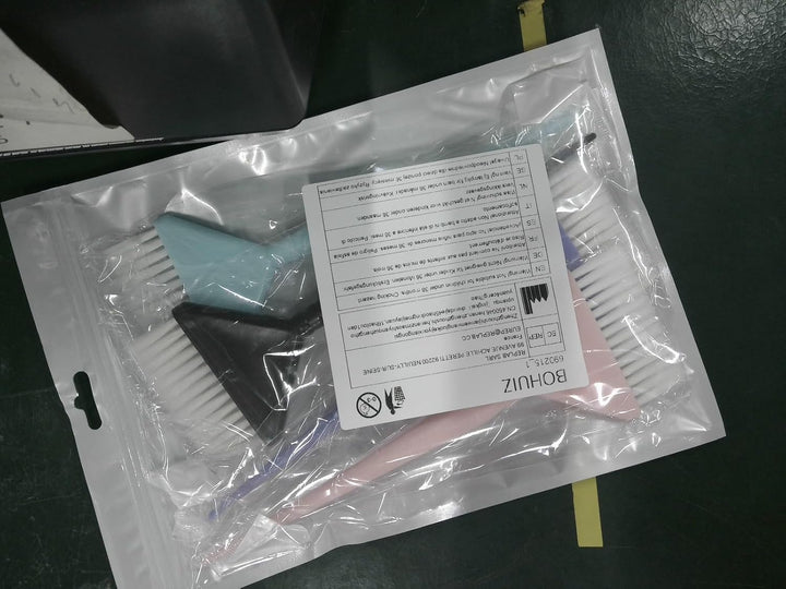 4Pcs Classic Hair Dye Brush Set, Multi-Use Tint Brushes for Salon Hair Dyeing, Hairdressin,G Highlights, Balayage