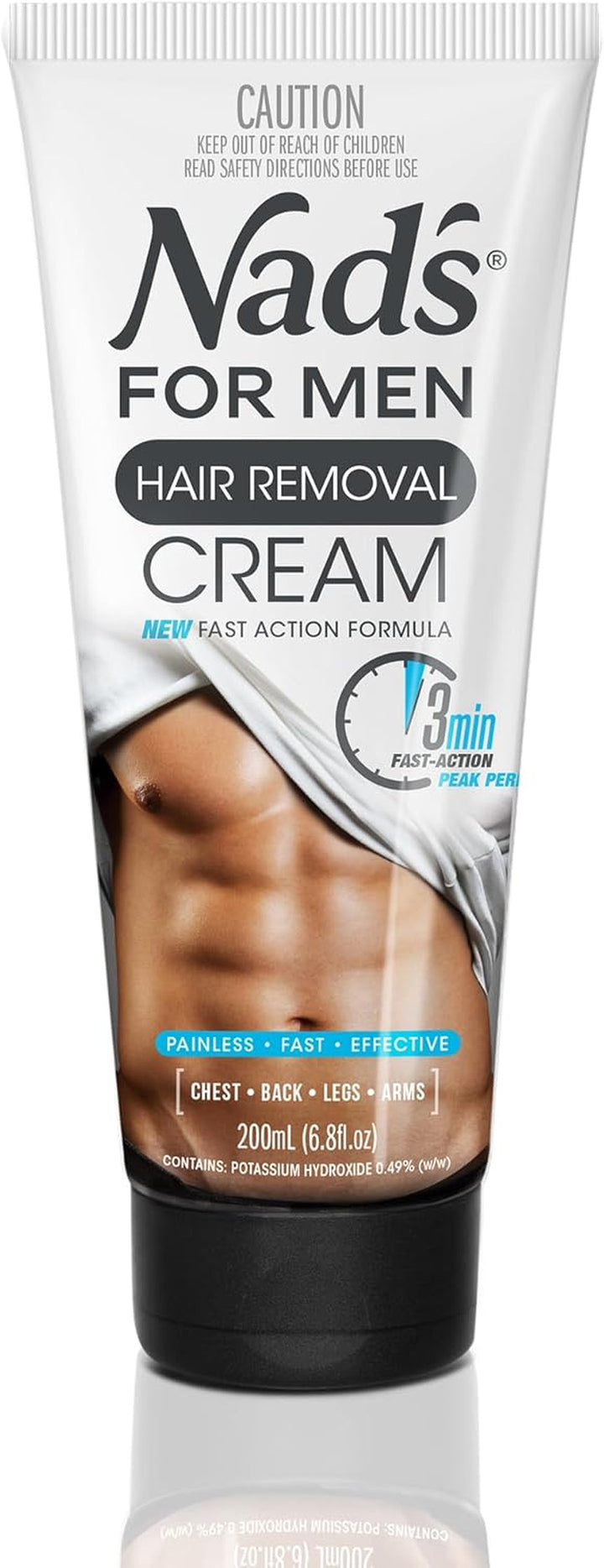 Hair Removal Cream, Depilatory Cream, Hair Removal Cream for Men for Chest, Back, Legs & Arms, 200Ml