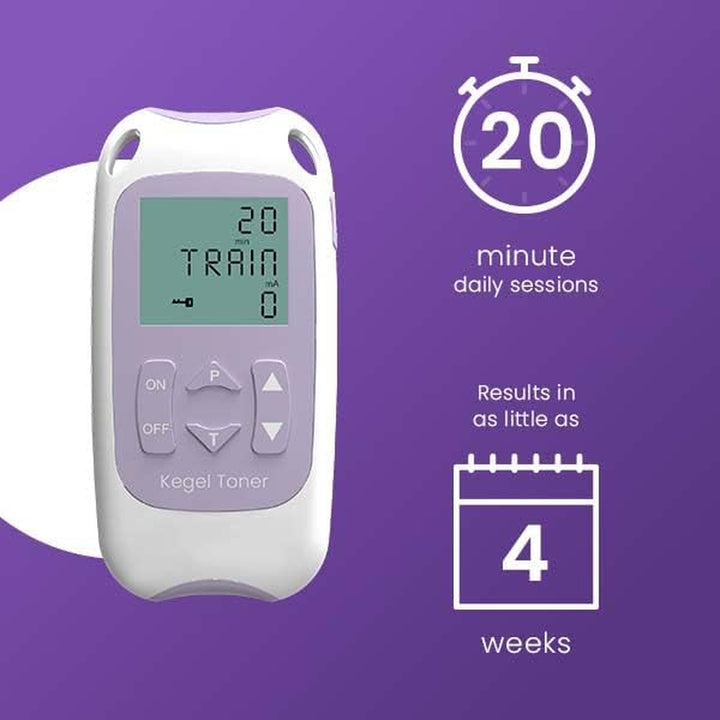 Kegel Toner - Pelvic Floor Exerciser. Helps with Incontinence, Using EMS. Tone Your Pelvic Floor and Regain Control of Your Bladder Lilac