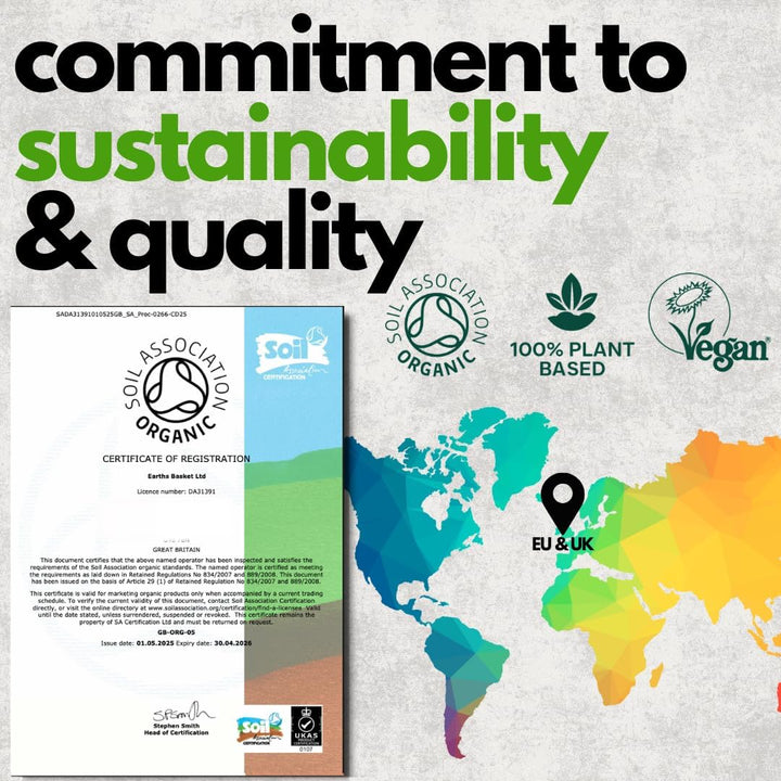 Organic Hemp Protein Powder 280G Natural - Unflavoured, Vegan - Gluten-Free - Plant-Based - High-Fibre - Rich in Omega 3 - Dairy-Free