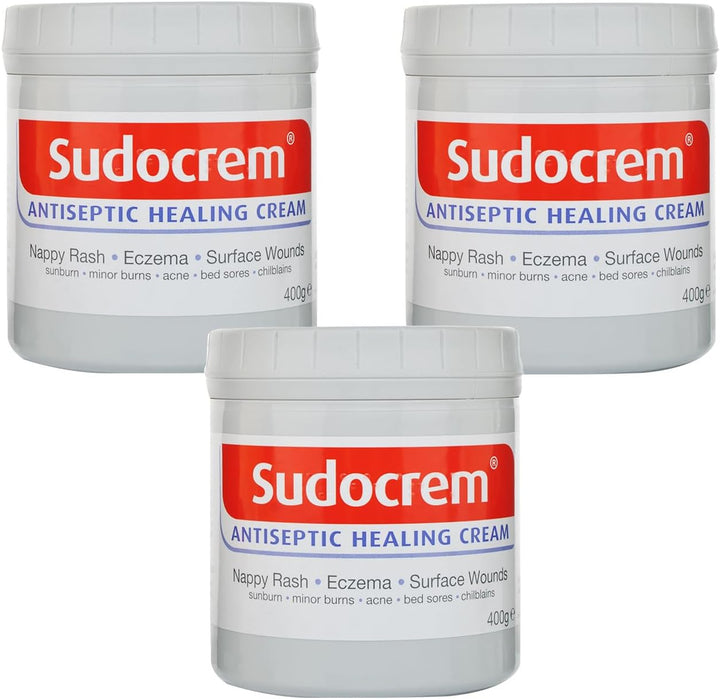 THREE PACKS of  Antiseptic Cream 400G Tubs