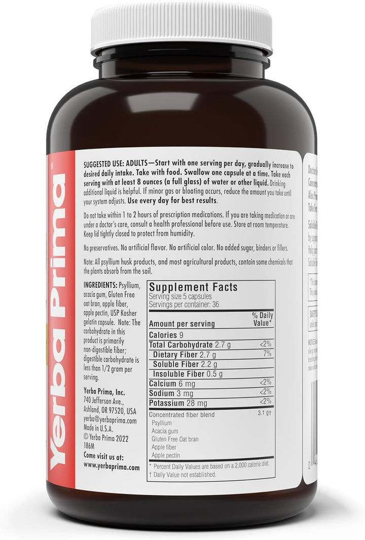 Soluble Fiber 180 Caps