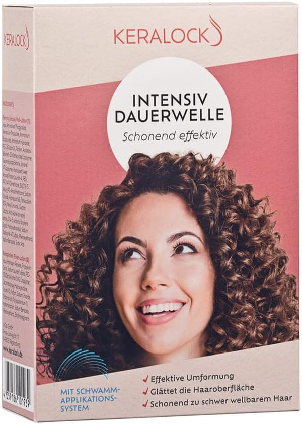 Intensive Perm – Gentle and Effective, Long-Lasting Curls, Smooths Hair Surface, Sponge Application System