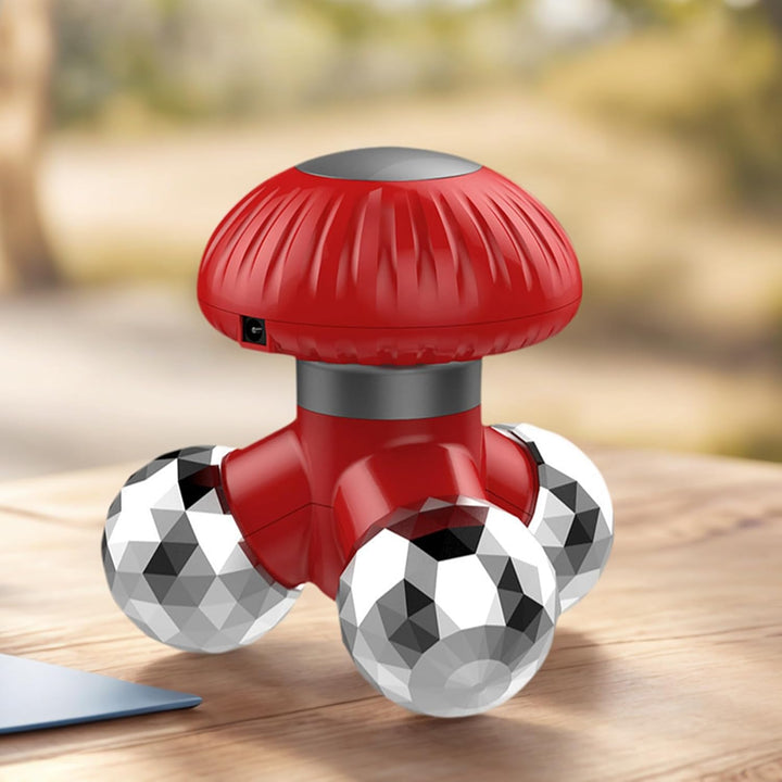 Handheld Massager -Shoulder Relaxation, Mushroom Shape Massager, Cordless Muscle Relaxer | Vibrator Roller Back Massagers Handheld for Neck Shoulder Back Hand Foot Women Men Adult