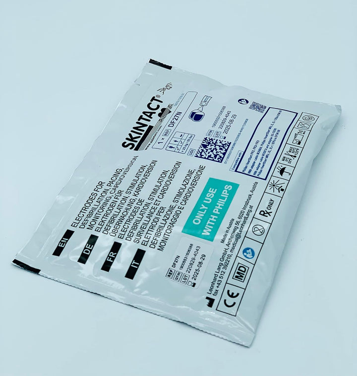 Adult Defib Pads - Compatible with Philips Heartstart FR2, FR2+, FR3, Mrx, XL, XL+