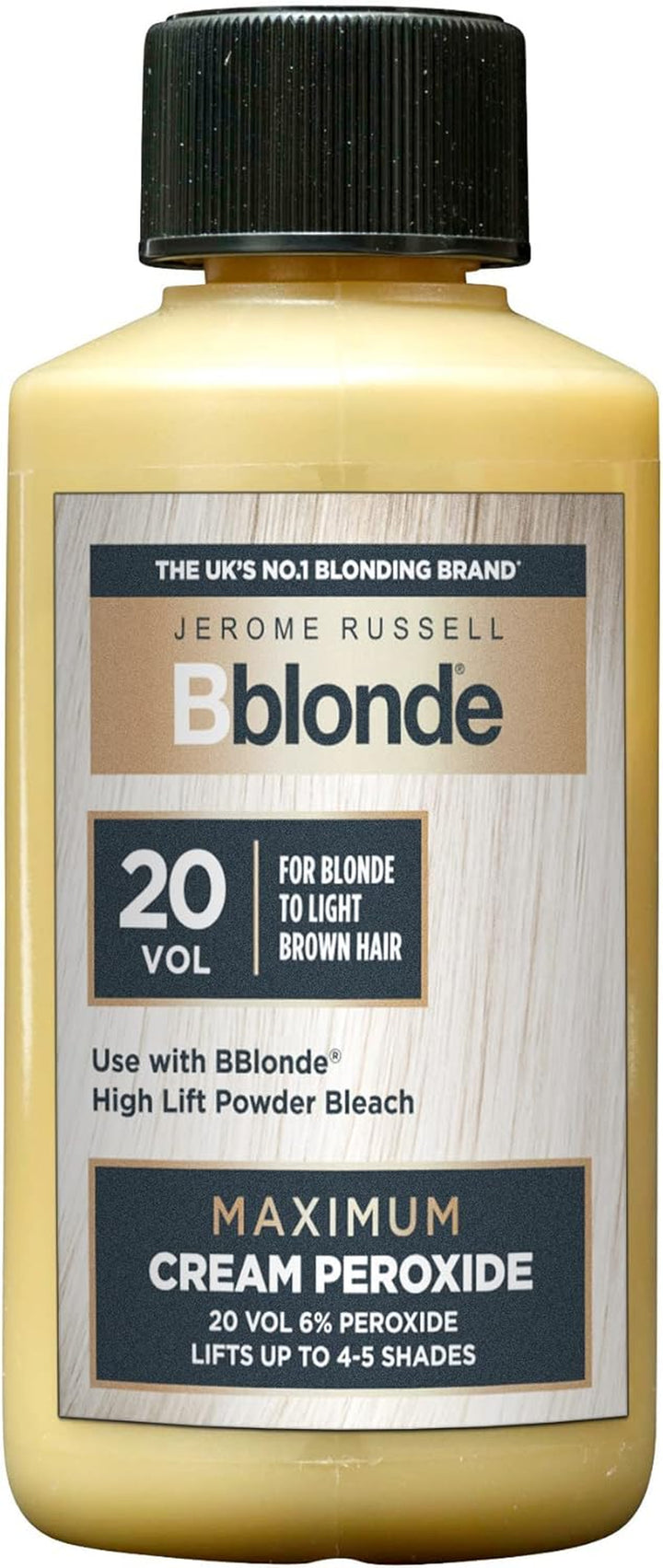 Bblonde Cream Peroxide, 40 Volume, 12% Peroxide, Lifts 8-9 Levels, 75Ml