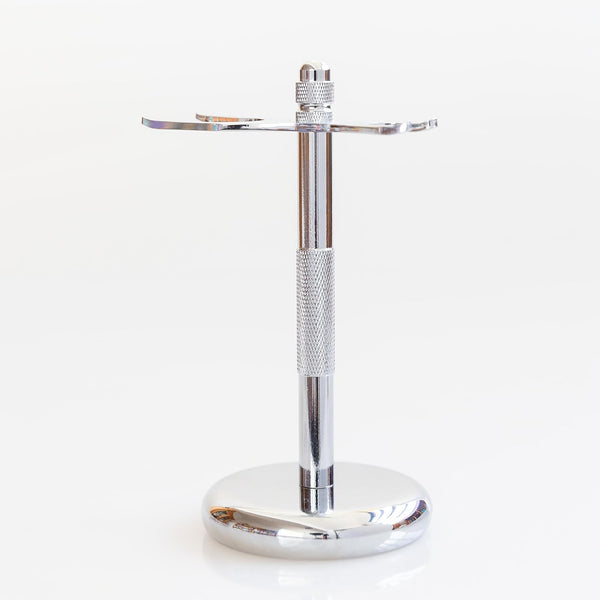 Safety Razor & Shaving Brush Display Stand with Non Slip Base, Dual Shave Stand Designed to Prevent Water Damage, Improve Hygiene and Protect Shaving Kit