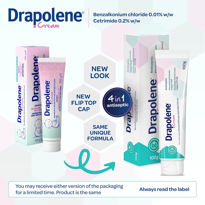 ® Cream 100G Tube | Prevents and Treats Nappy Rash | Soothes and Protects Baby'S Bottom from Newborn Onwards