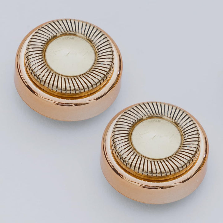 Nuyou Facial Hair Remover for Women - Quick and Painless Hair Removal with 18K Gold Blades, Portable Facial Trimmers, Lipstick Design for Discreet Face Care - New Floatable, Tiltable Head