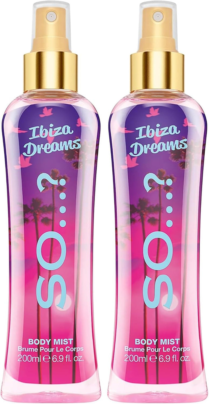 Summer Escapes Womens Ibiza Dreams Body Mist Fragrance Spray 200Ml