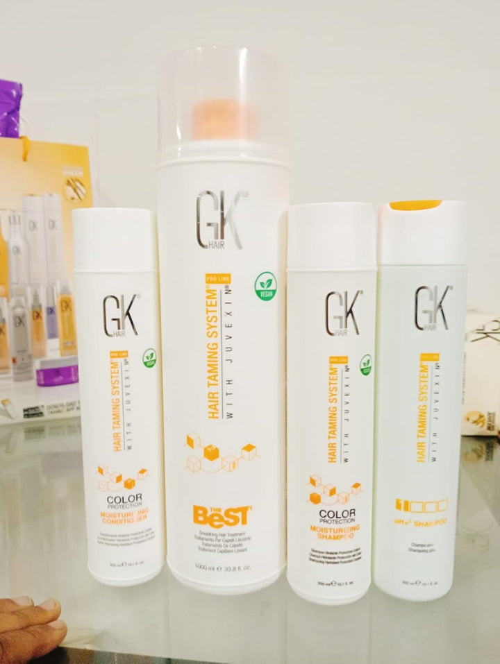 Global Keratin the Best Consumer Box Kit Smoothing Keratin Treatment Professional Brazilian Complex Blowout Straightening for Silky Smooth & Frizzy Hair