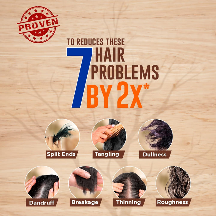 Ayurvedic Coconut Hair Oil | 25 Natural Ingredients to Control Hair Fall | Hair Loss, and 7 Major Hair Problems | Helps in Headache Relief | 190 Ml