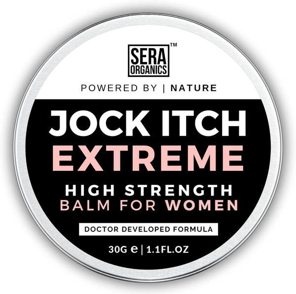 Jock Itch Treatment for Women - Antifungal Cream, Skin Jock Itch Treatment anti Fungal Soothing Cream - Maximum Strength - Made in the UK - All Natural (30Ml) by
