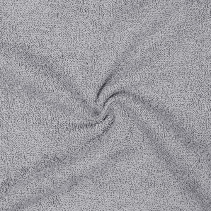 Face Towels for Bathroom, 100% Cotton Extra Absorbent Washcloth, Fast Drying - Salon Towel - 12-Pack, Grey (30 X 30 Cm)