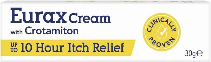 Itch Relief Cream, Hydrating Relief from Itchy & Irritated Skin, Alleviates Itching from Rashes, Eczema, Dermatitis & Chickenpox, Dermatologist Recommended, Contains Crotamiton, 1 X 100G