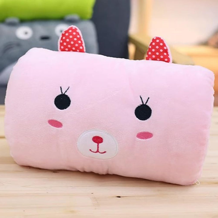 Hand Warmer Hand Pillow Kids Winter Cartoon Plush Weak Class 1 Arm Pillow,Travel Necessities Desk Nap