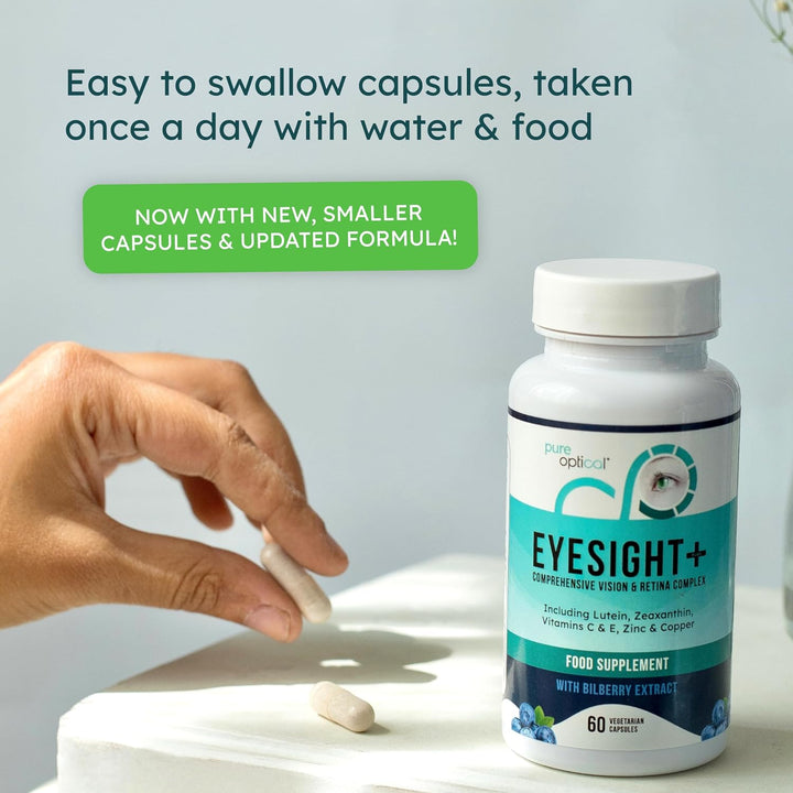 Eyesight plus AREDS2 Eye Supplement - Eye Health Capsules with Lutein, Zeaxanthin & Bilberry (60-Day Supply)