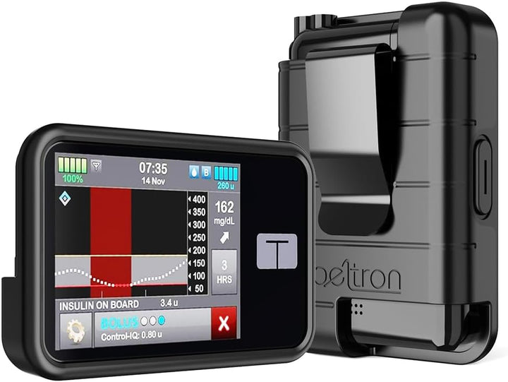 Protective Case for Tandem T:Slim X2 Pump with Built-In Metal Belt Clip (Strong & Durable Case for Tandem Diabetes Care Tslim X2 Insulin Pump) - Blue