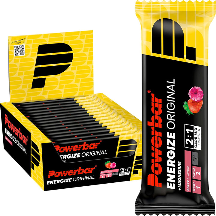 r Energize Original Banana Punch 15X55G - High Carb Energy Bar + C2MAX Magnesium and Sodium