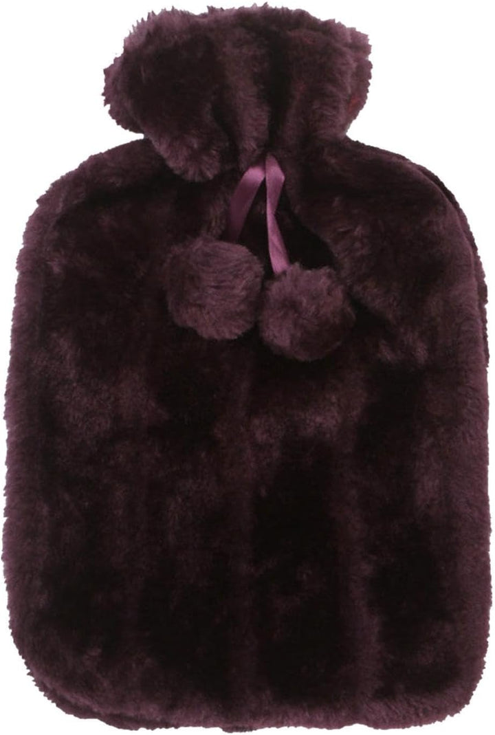 Water Bottle Softcover | 2 Liter Ultra Soft Faux Plush Hot Water Bottle Cover - Hot Water Bottle Covers Insulated Maintain Constant Temperature for Women Kids (Cover Sleeves Only)