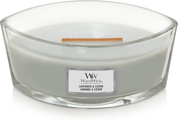 Medium Hourglass Scented Candle | Fireside | with Crackling Wick | Burn Time: up to 60 Hours | Gifts for Women