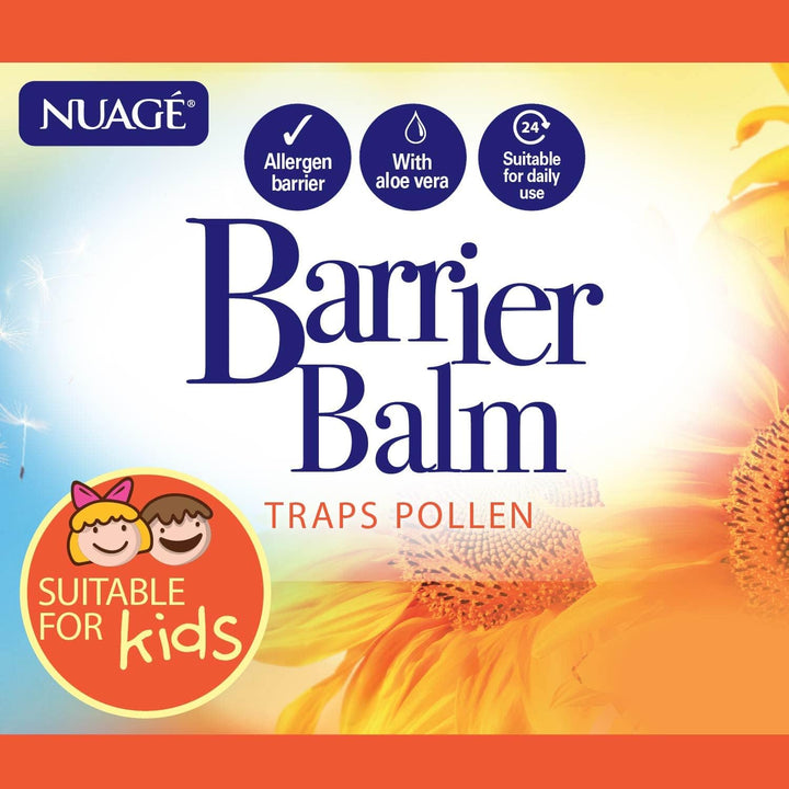 Hayfever & Allergen Barrier Balm – Traps Pollen, Allergens & Dust | Infused with Aloe Vera – Suitable for Daily Use (50G)