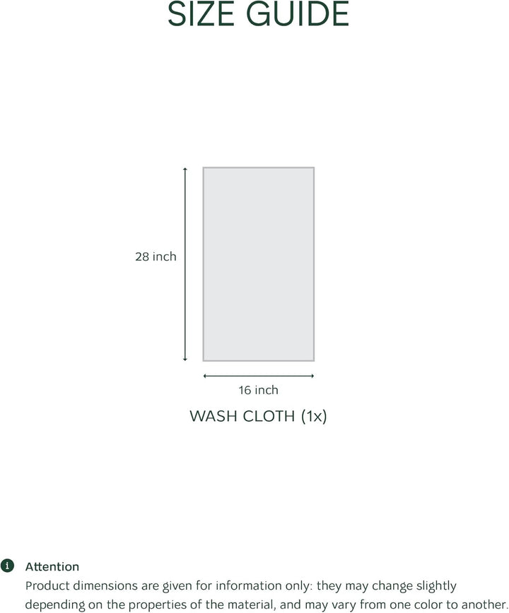 Heritage Supima Cotton Wash Cloth, Surf Blue, 13" X 13"