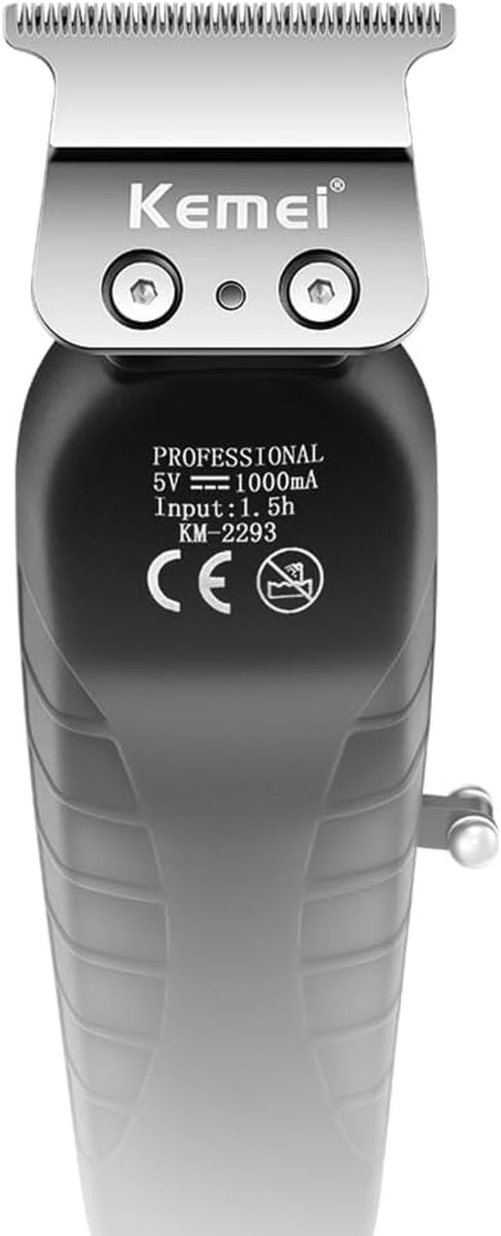 2293 Professional Hair/Beard Trimmer for Men Zero Gapped Hair Clippers for Barber with T Blade, Cordless Rechargeable, Orange