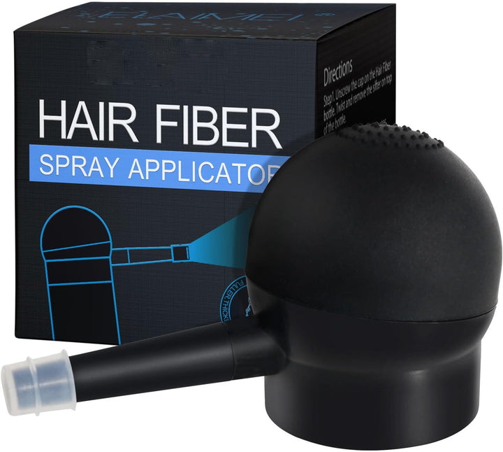 Hair Fiber Applicator Pump Sprayer, Hair Thickening Spray Application Atomizer for Hair Building Fibers Hair Thickening Spray Hair Powder Thickening Tools (Spraying Head)