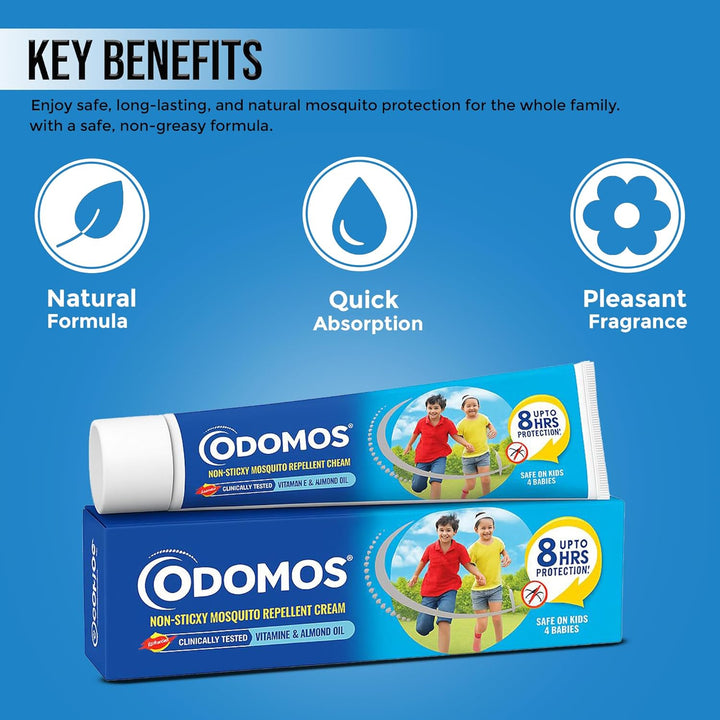 Pack of 5 Mosquito Repellent Cream for Travel & Holidays | Long-Lasting Insect Protection for Skin | Deet-Free | Fast Absorbing & Non-Greasy | Ideal for Outdoor Use, Camping, Hiking,