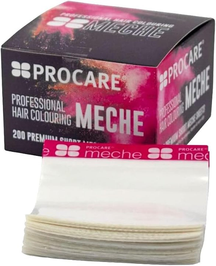 200X Long Meche Strips (100Mm X 192Mm) - Hair Meche Strips to Use as Foil Alternative. Salon & Styling Equipment. Hair Accessories for Professional Use.