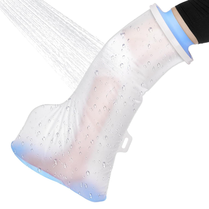 Waterproof Hand Cast Cover for Shower, Reusable Adult Hand Cover, Soft & Comfortable Cast Protectors for Wrist, Finger, Watertight Seal Cast Bag for Bandages, Dressings, Wound Care Supplies
