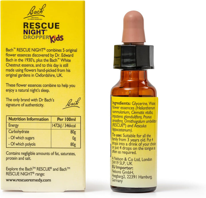Remedy Kids Restful Nights Dropper, for a Natural Night’S Sleep, Flower Essences, to Support Your Child and Promote a Calming Bedtime Routine, Alcohol Free, Alternative to Sleep Aid for Kids