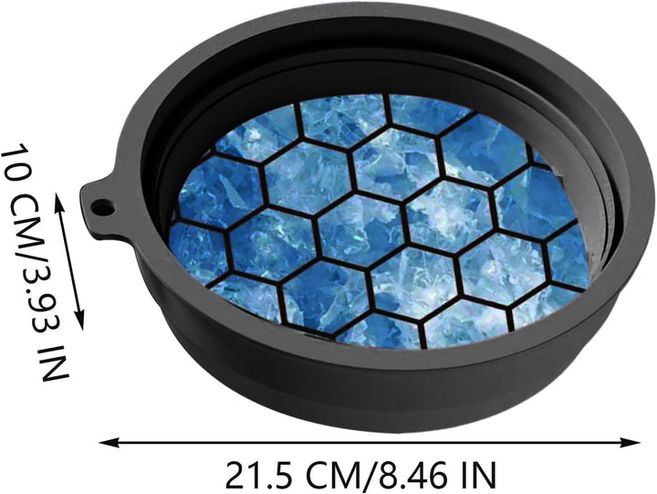 Ice Face Bowl - Facial Dunk Plunge Bowl - Silicone Beauty Skin Firming Washbasin for Home Vacation Traveling Hotel Business Trip