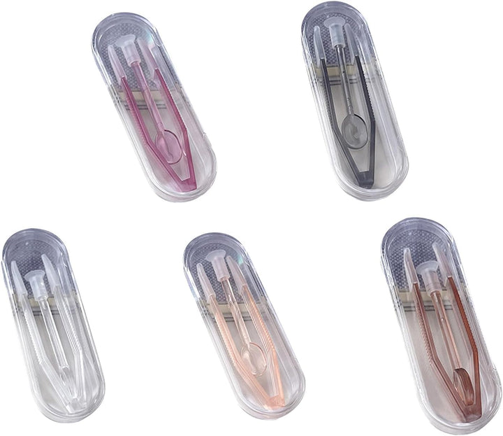 Purple Practical Contact Lens Insertion and Removal Tool Set Practical Equipment Supplies for Students Office Workers House Contact Lens Wearing Tool Kit Lens Care