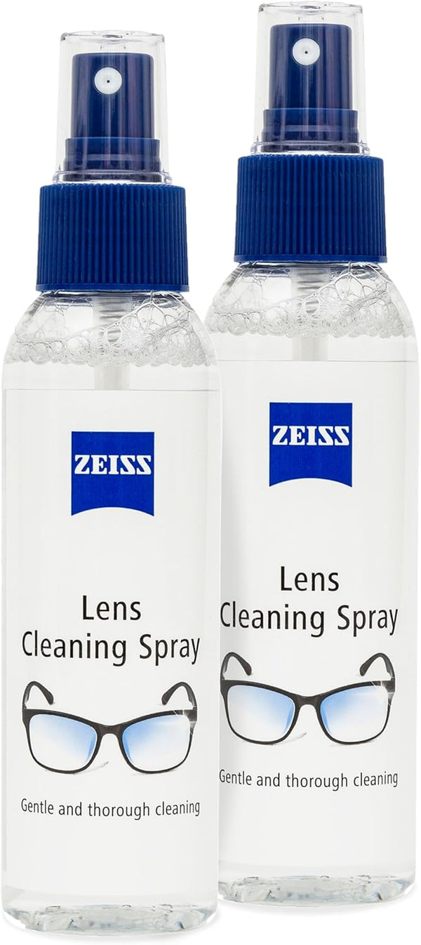 Lens Cleaning Spray, Twin Pack for Cleansing Optical Surfaces, Glass and Plastic Cleaner, for Glasses, Spectacles, Cameras, Microscopes, Digital Screens and Ski Goggles,120 Ml (Pack of 2)